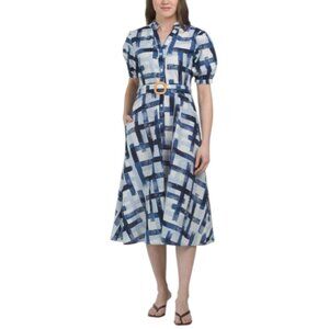 KAKTUS Belted Shirt Dress